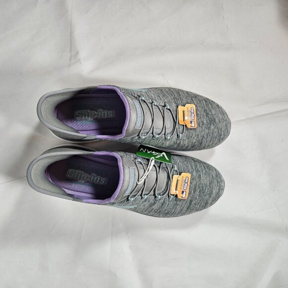 Skechers Slip-Ins Summits Dazzling Haze Gray Sneakers Women's Size 10 Vegan - Picture 5 of 11